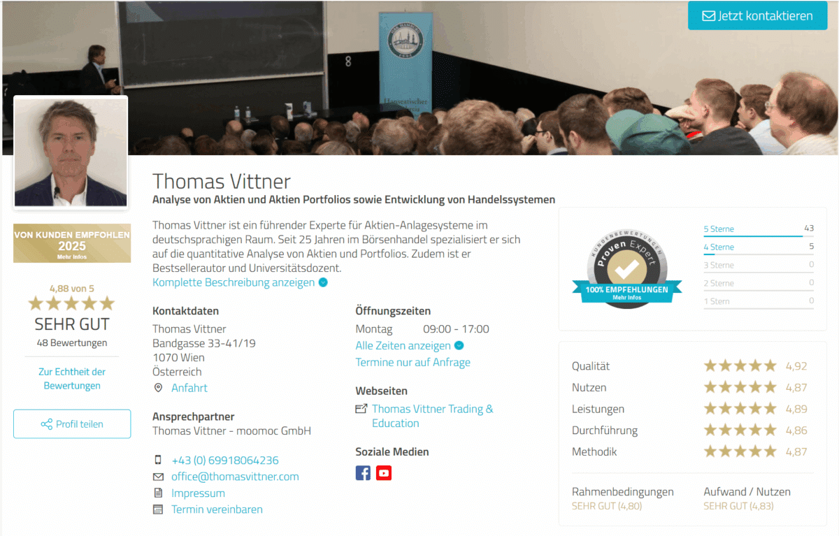 thomas vittner bewertung auf provenexpert