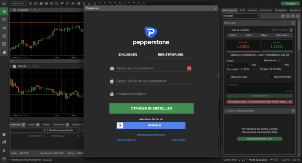 cTrader Erfahrungen - die Alternative zum Metatrader (2026) ctrader pepperstone anmeldung