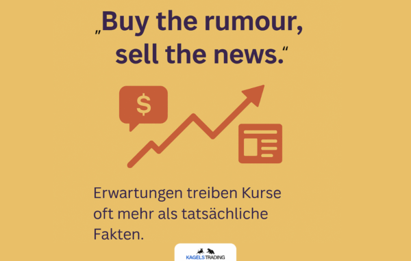 Börsenweisheiten: buy the rumour sell the news