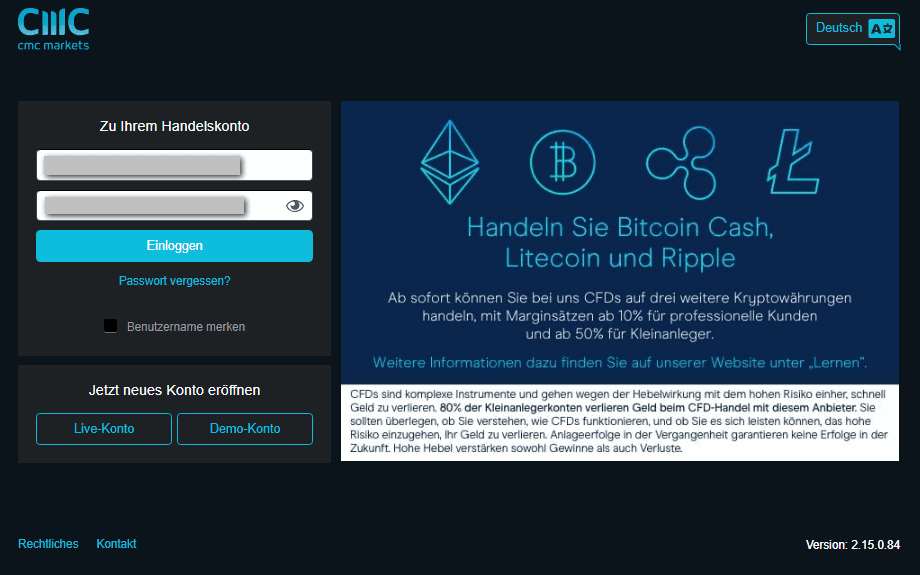CMC Markets, der beliebte Online Broker im Fokus: Erfahrungen, Kosten, Seriosität, Test (2026) Einloggen in das Demokonto bei CMC Markets