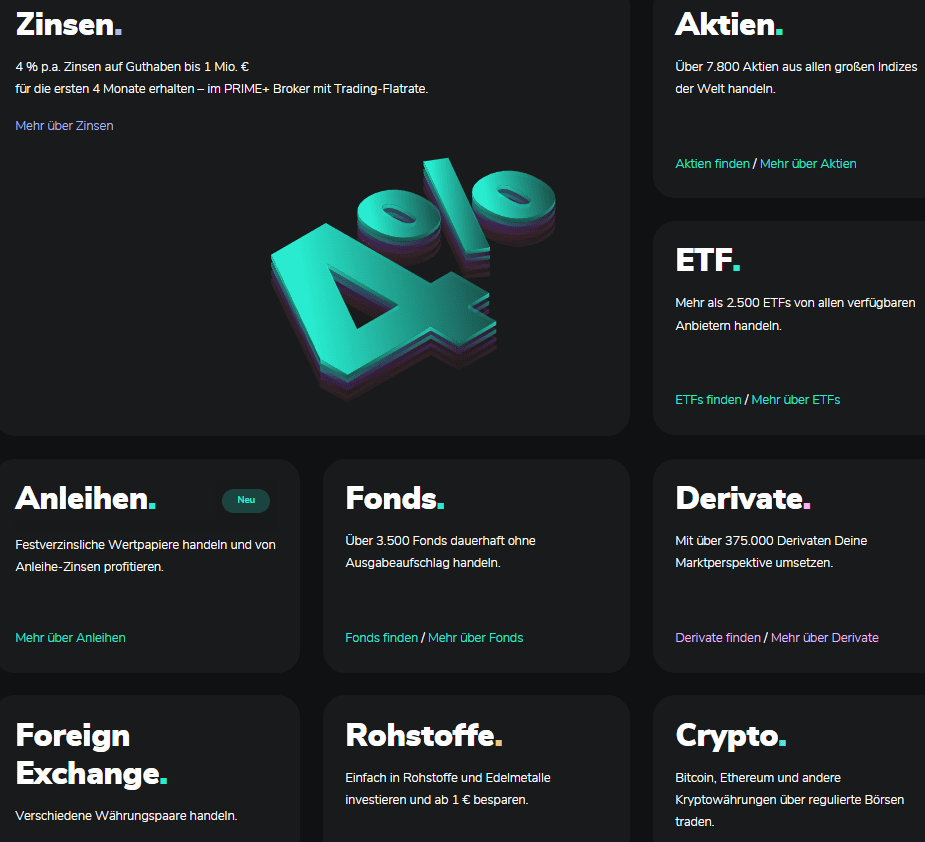 Scalable Capital, der beliebte Online Broker im Fokus: Erfahrungen, Kosten, Seriosität, Test (2026) Das Handelsangebot von Scalable Capital umfasst eine Bandbreite an Assets darunter Aktien ETFs Fonds Anleihen Kryptowaehrungen und Forex