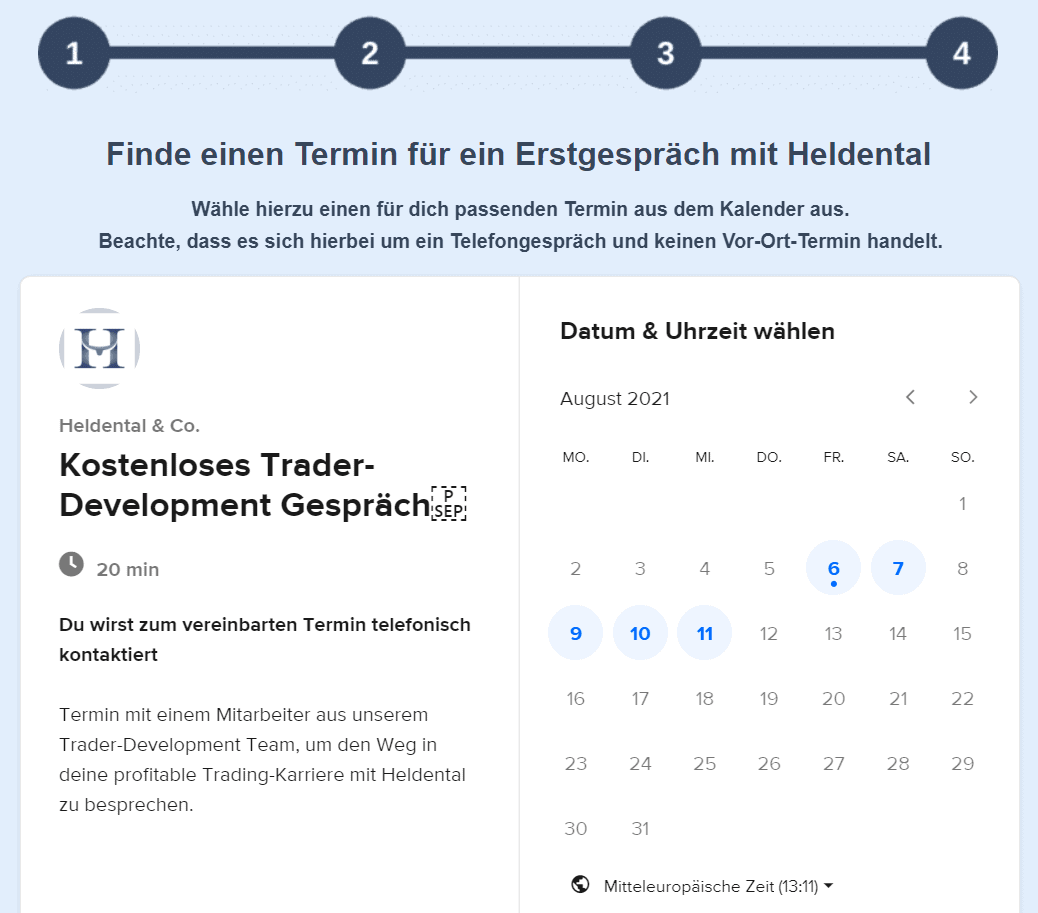 Heldental & Co. Erfahrung | Kosten | Seriosität (2026) Heldental - kostenloses Erstgespräch zur Anmeldung beim Karriere-Programm