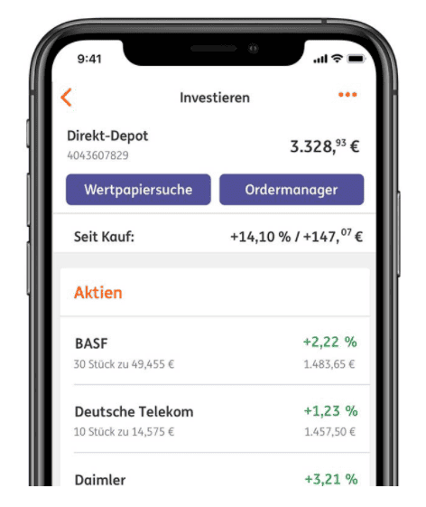 ING Diba, der beliebte Online-Broker im Fokus: Erfahrungen, Kosten, Seriosität, Test (2026) ING Mobile App