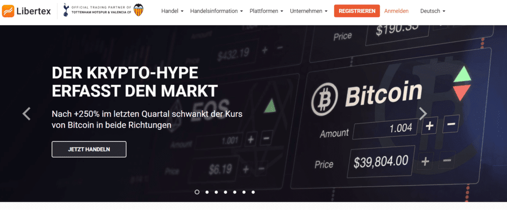 Libertex, der beliebte Online Broker im Fokus: Erfahrungen, Kosten, Seriosität, Test (2026) Libertex Webseite