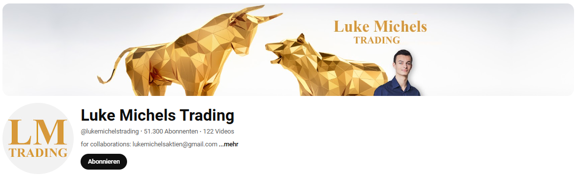Max Steinauer, Decker Capital, Luke Michels Trading & Co. - Hidden Trading Champions auf YouTube (2026) der youtube kanal von luke michels trading