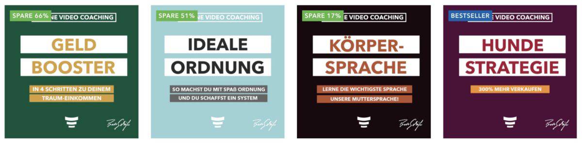 Die Coaching Angebote von Bodo Schäfer