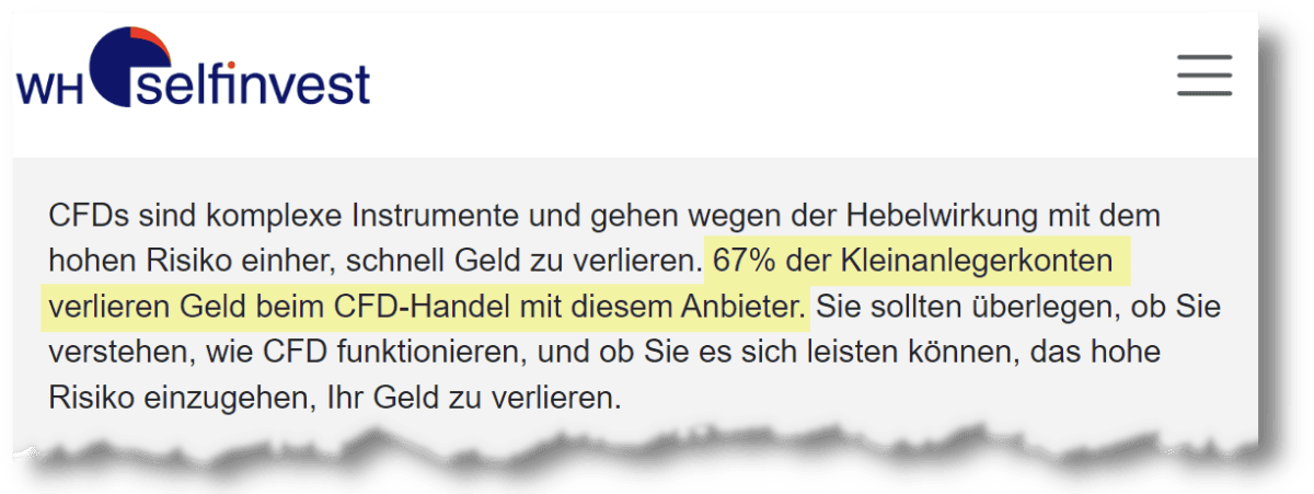 CFD-Handel & CFD-Trading erklärt: der komplette Guide für den CFD-Trader (2026) cfd handel risikowarnung vom Broker WHselfinvest