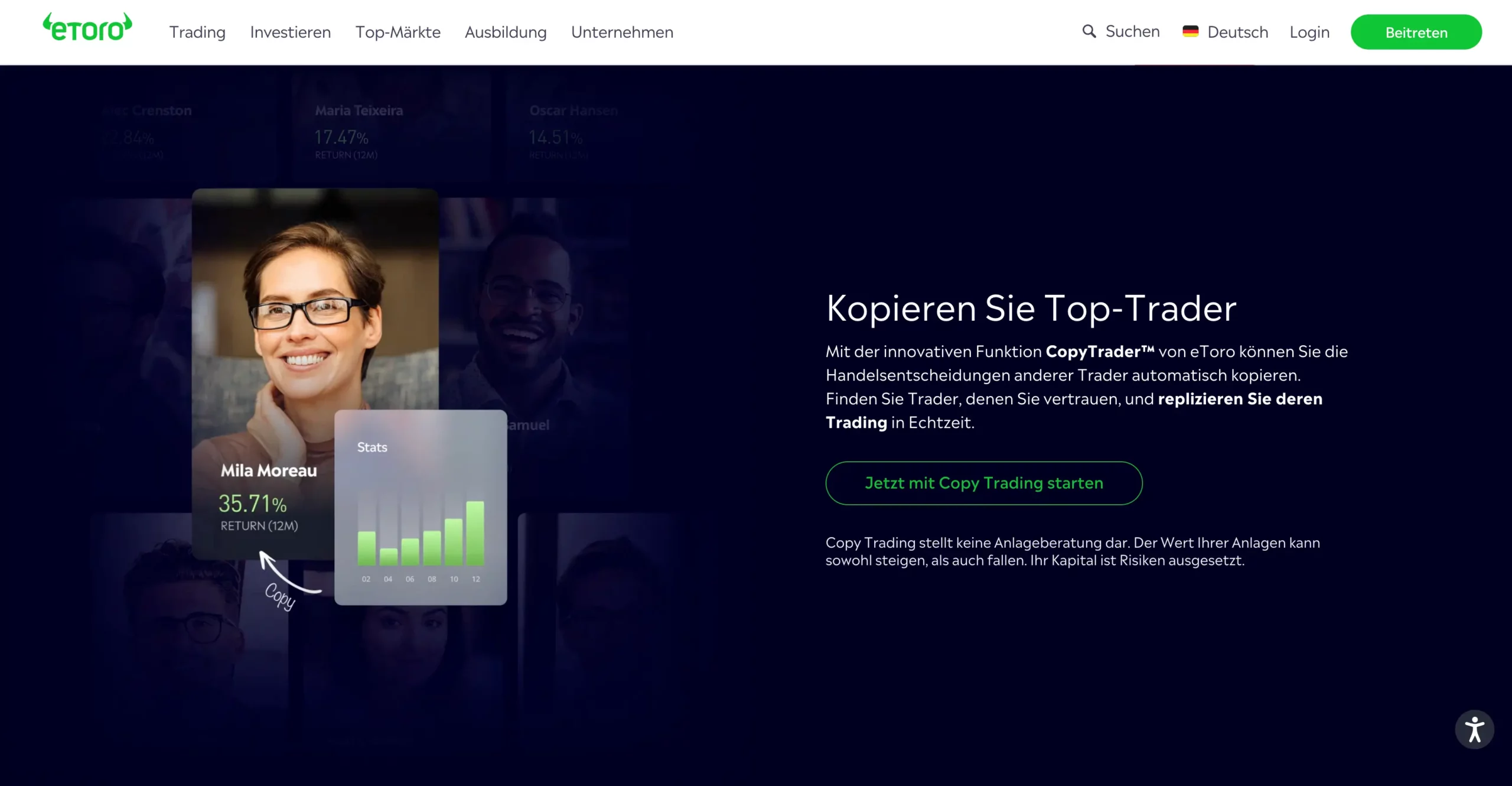 Fremdkapital im Trading erklärt: So handelst du mit Margin, Prop Trading und mehr (2026) Fremdkapital durch Social Trading auf Etoro