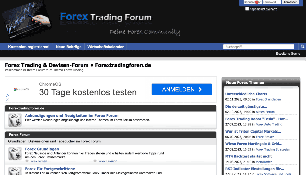 Börsenforen für Trader und Anleger (2026) forextradingforen boersenforum 1