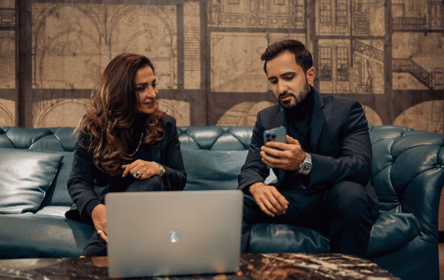 nazila jafari und Amir Arsalan Saidi