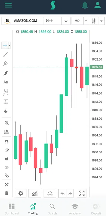 Screenshot der Skilling-App