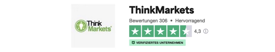 ThinkMarkets Erfahrungen – Test und Bewertung (2026) Screenshot von ThinkMarkets auf Trustpilot