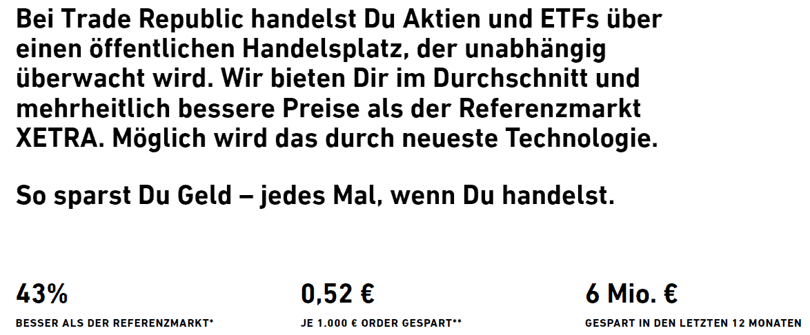 Trade Republic, der beliebte Online Broker im Fokus: Erfahrungen, Kosten, Seriosität, Test (2026) trade republic gibt an 43 guenstigere spreads als die xetra anzubieten