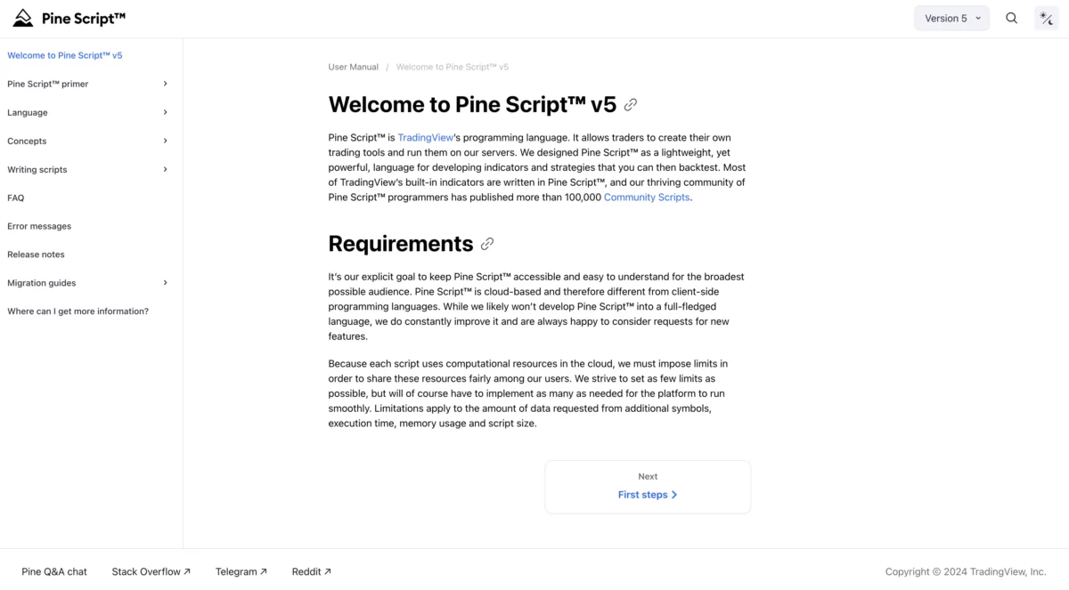 Einführung in TradingView's Pine Script: Alles, was du wissen musst (2026) Pine-Script Benutzerhandbuch von TradingView