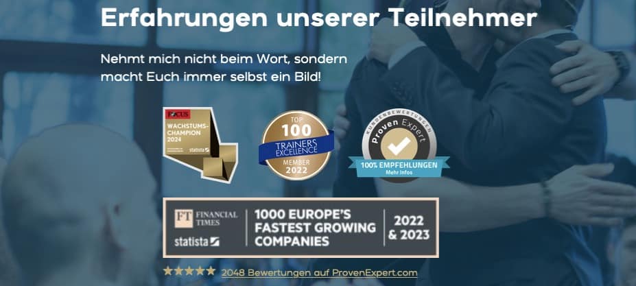 Erfahrungen der Teilnehmer der Wealth Academy